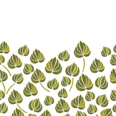 watercolor pattern with lily flower