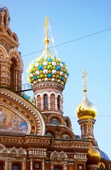 Fototapeta na wymiar Church of the Savior on Spilled Blood. Saint-Petersburg, Russia.