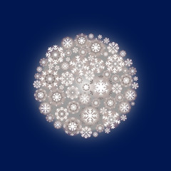 Snowflake ball