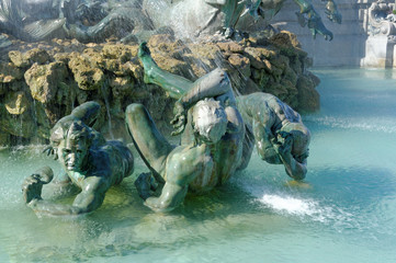 Fototapeta premium Bordeaux, La fontaine des Girondins