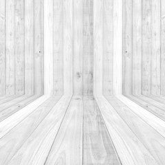 Big White wood plank floor texture background