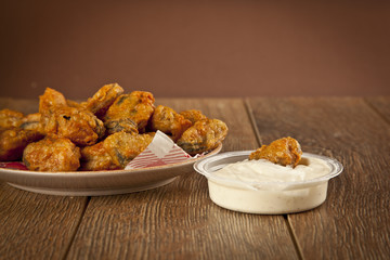 Turkish chop Fried mussels / Midye Tava