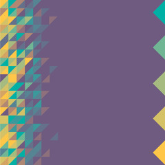 abstract triangle background - vector illustration