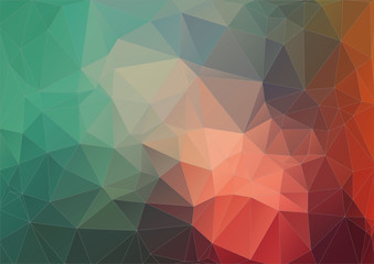 Retro pattern of geometric shapes