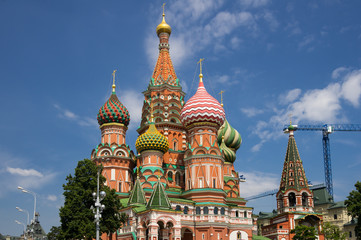 Fototapeta na wymiar Saint Basils Cathedral at the Red Square