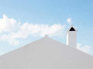 Typical spanish village house