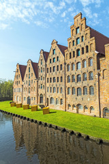 Fototapeta premium Salzspeicher (salt storehouses) in Luebeck, Germany