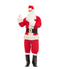 man in costume of santa claus