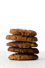 Fototapeta na wymiar Homemade cookies stack