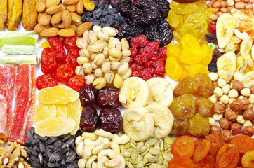 assorted dried fruits