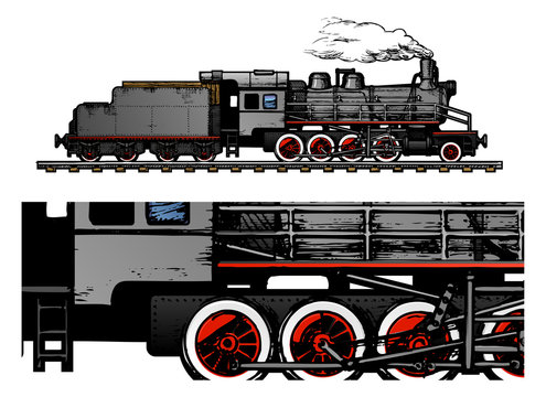 vintage train.