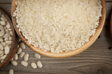 rice and bean concept
