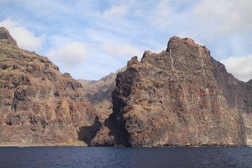 Fototapeta na wymiar The Cliffs of Los Gigantes