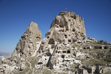 Fortezza di Uchisar, Goreme, Turchia