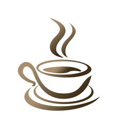 Kaffeetasse stilisiert