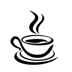 Kaffeetasse stilisiert