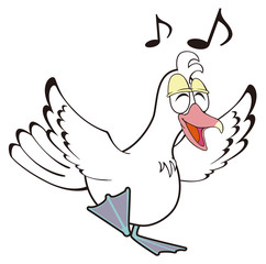 アホウドリのイラスト