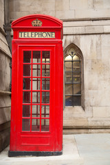 London phone box.