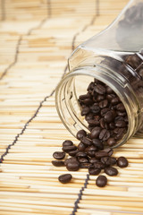 Bottle coffee beans