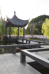 Chinese style pavilion