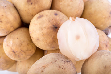 longkong tropical fruit