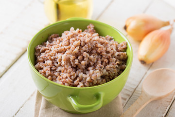 Boiled buckwheat