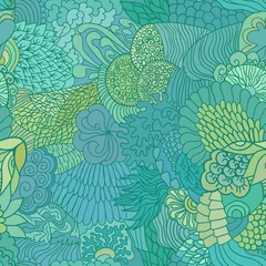 Zelfklevend Fotobehang Lime pattern. © Yuliya Erokhina