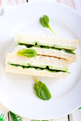 Cucumber sandwich