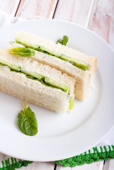 Cucumber sandwich