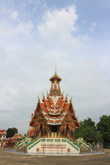 Mondop at Wat Rasom, Phachi, Ayutthaya