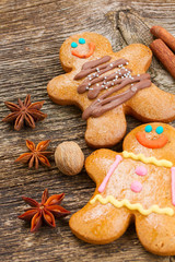 gingerbread men close  up