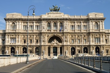 La Corte di cassazione a Roma - obrazy, fototapety, plakaty