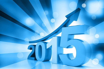 business graph  of 2015.