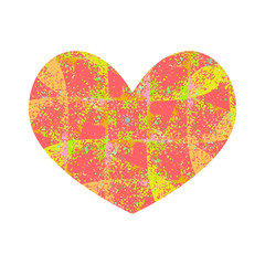 heart colorful grunge