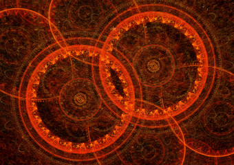 Hot abstract circles