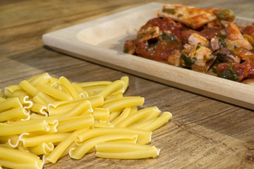 pasta with swordfish