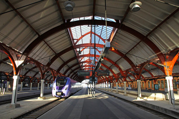 Central railway station in Malmo, Sweden