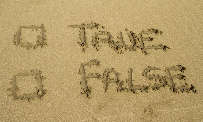 True or false