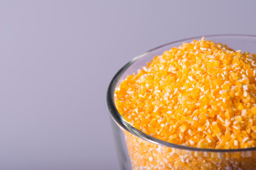 Composition of glasses with cereals
