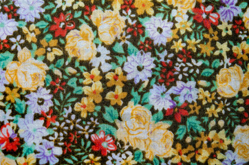 Fototapeta na wymiar fabric pattern flower
