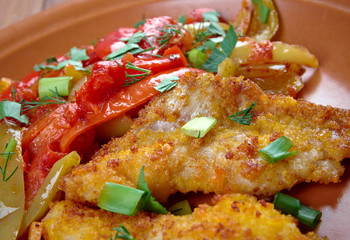 Filetto di rombo con verdurine