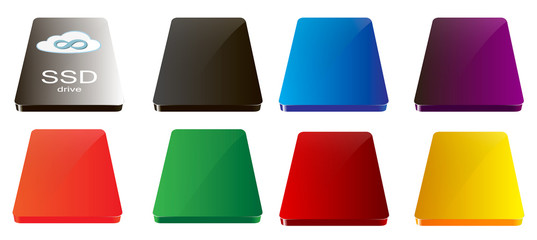 Colored SSD drives