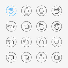 Hand ui icon