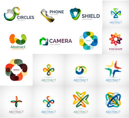 Abstract company logo collection