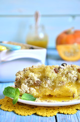 Cottage cheese and pumpkin casserole.