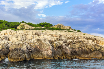 Bunker in croatian island