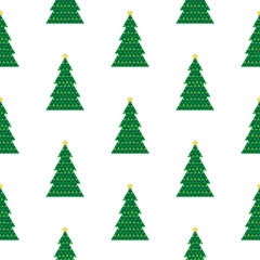 Geometric Christmas tree background