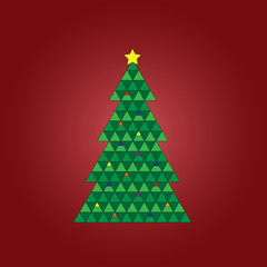 Geometric Christmas tree