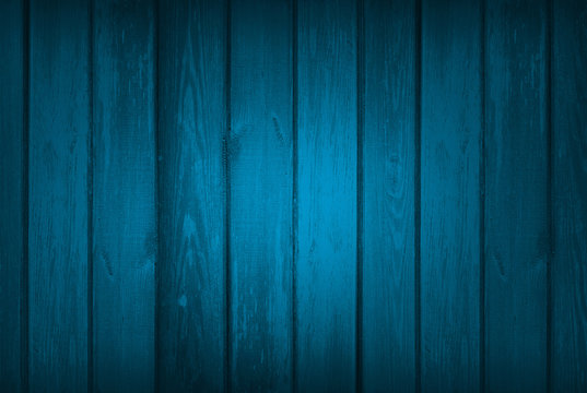 wood texture. background old blue panels