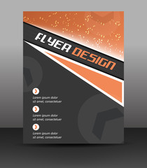 Business flyer template, corporate banner or cover design